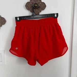 lululemon athletica Women's Bright Red Athletic Shorts